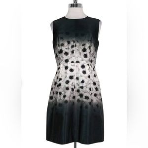 Milly A-Line Floral Ombré Fit and Flare Dress - Size 10